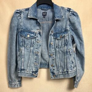 Women’s Gap Puff Sleeve Jean Jacket